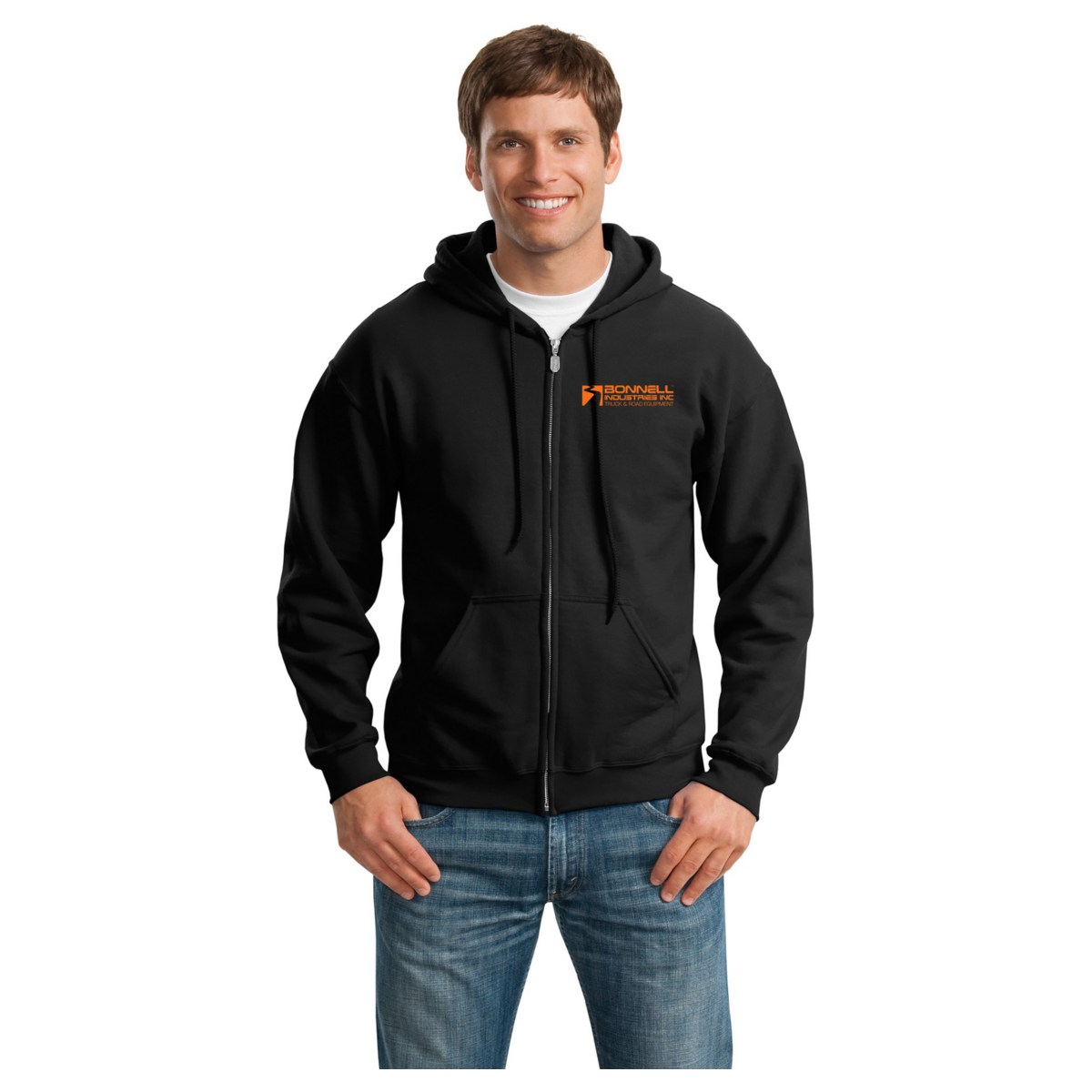 Gildan - Heavy Blend Full-Zip Hooded Sweatshirt. 18600