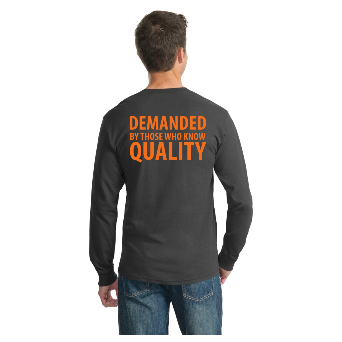 Jerzees - Dri-Power 50/50 Cotton/Poly Long Sleeve T-Shirt. 29LS - Image 2