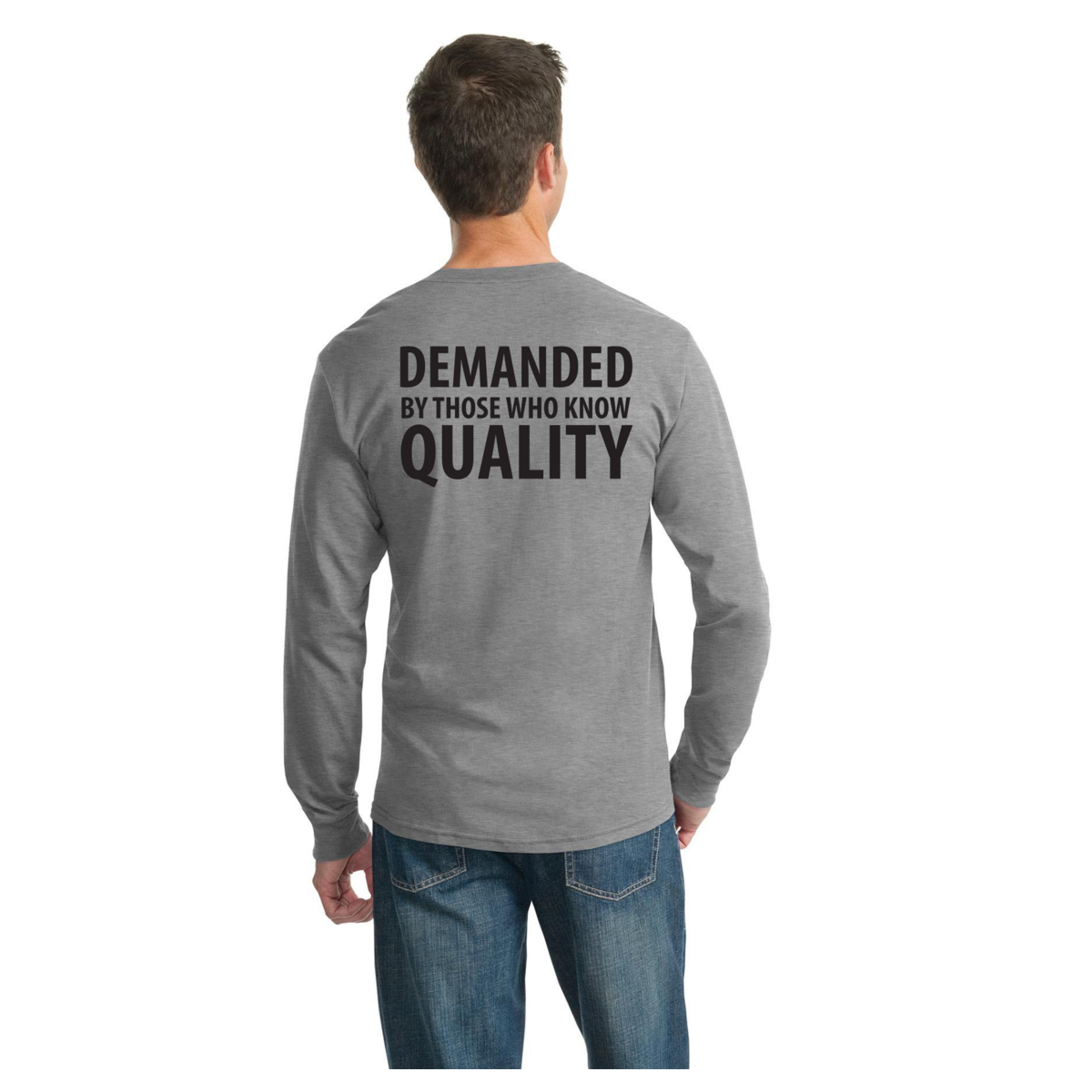 Jerzees - Dri-Power 50/50 Cotton/Poly Long Sleeve T-Shirt. 29LS - Image 2