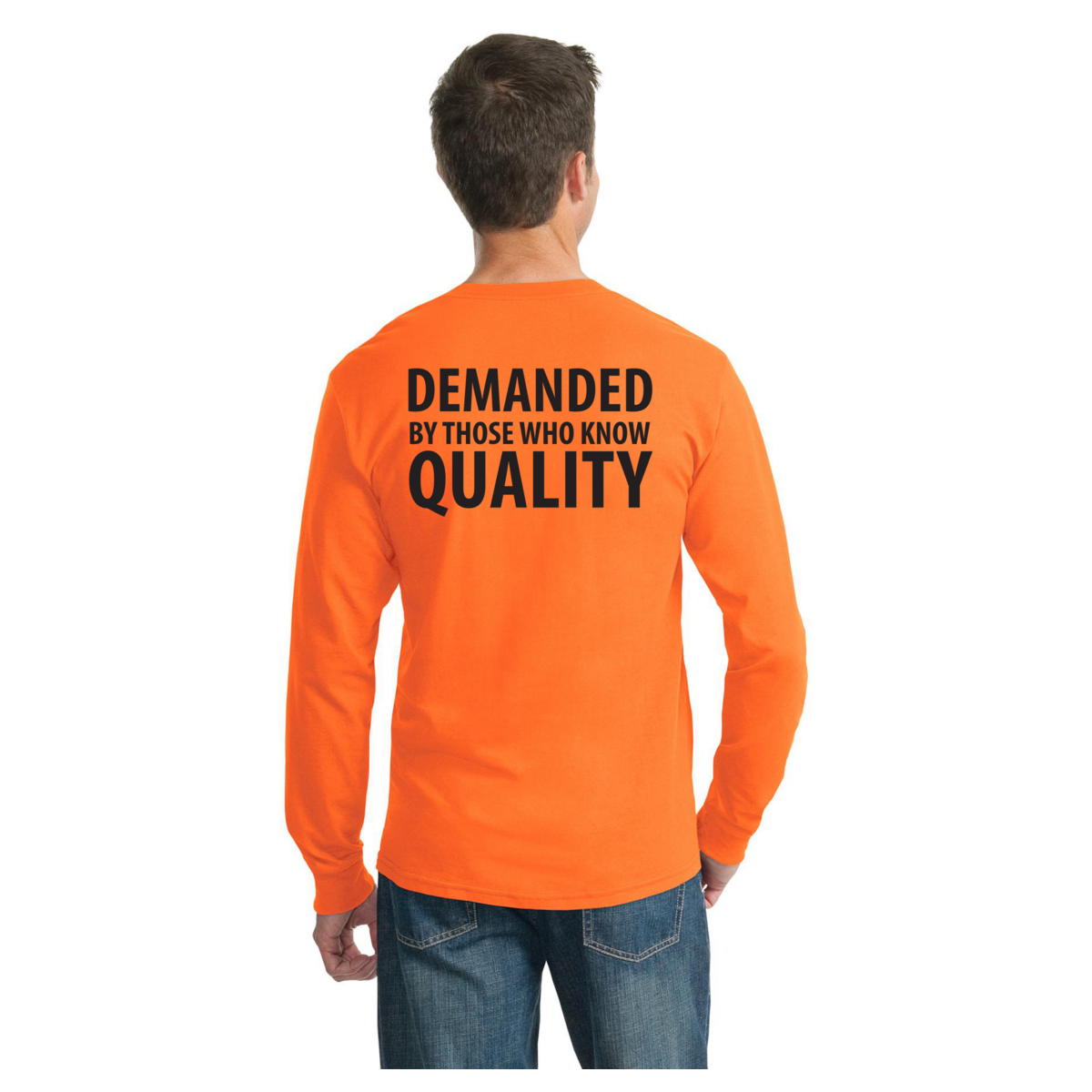 Jerzees - Dri-Power 50/50 Cotton/Poly Long Sleeve T-Shirt. 29LS - Image 2
