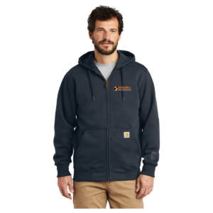 Carhartt Rain Defender Paxton Heavyweight Hooded Zip-Front Sweatshirt. CT100614
