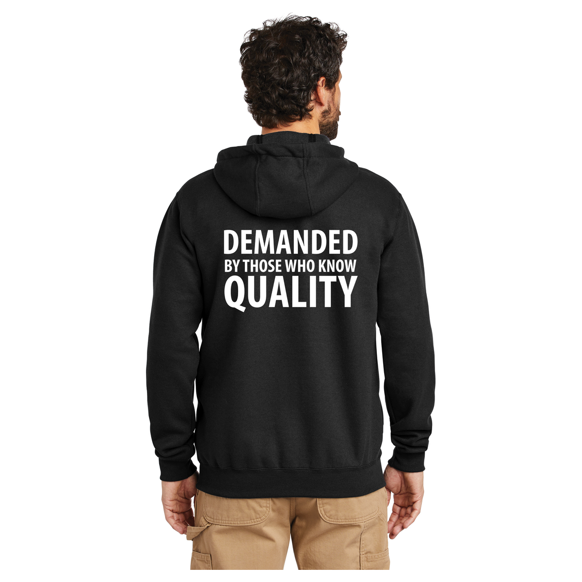 Carhartt Midweight Hooded Zip-Front Sweatshirt. CTK122 - Image 2