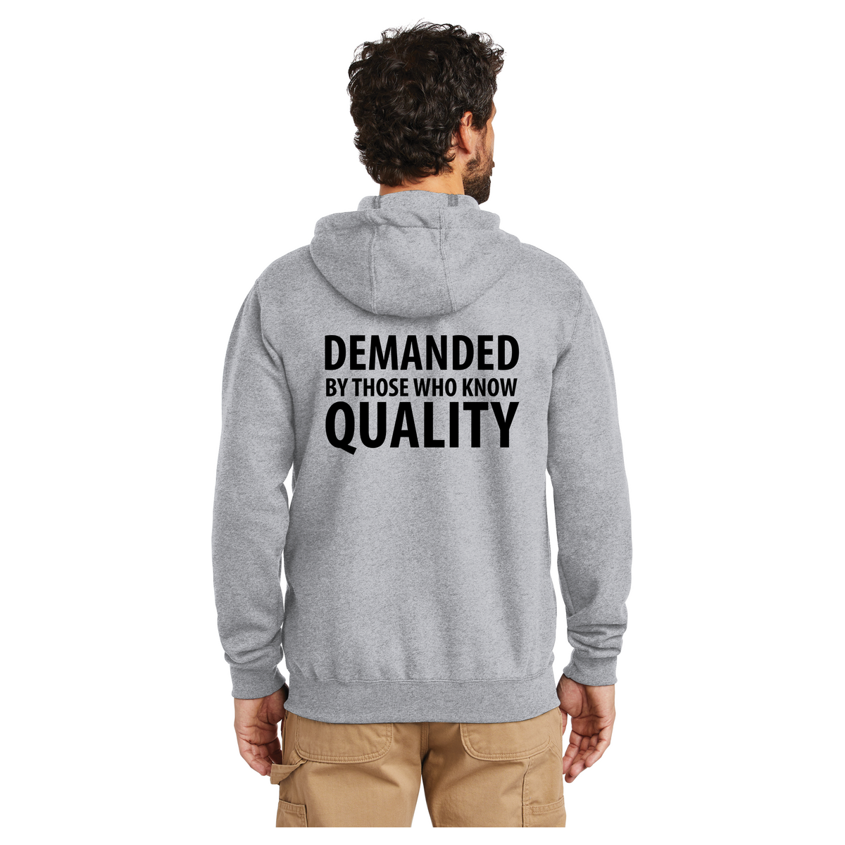 Carhartt Midweight Hooded Zip-Front Sweatshirt. CTK122 - Image 2