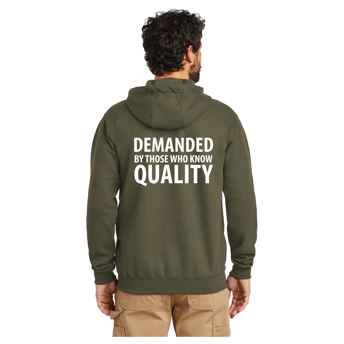 Carhartt Midweight Hooded Zip-Front Sweatshirt. CTK122 - Image 2
