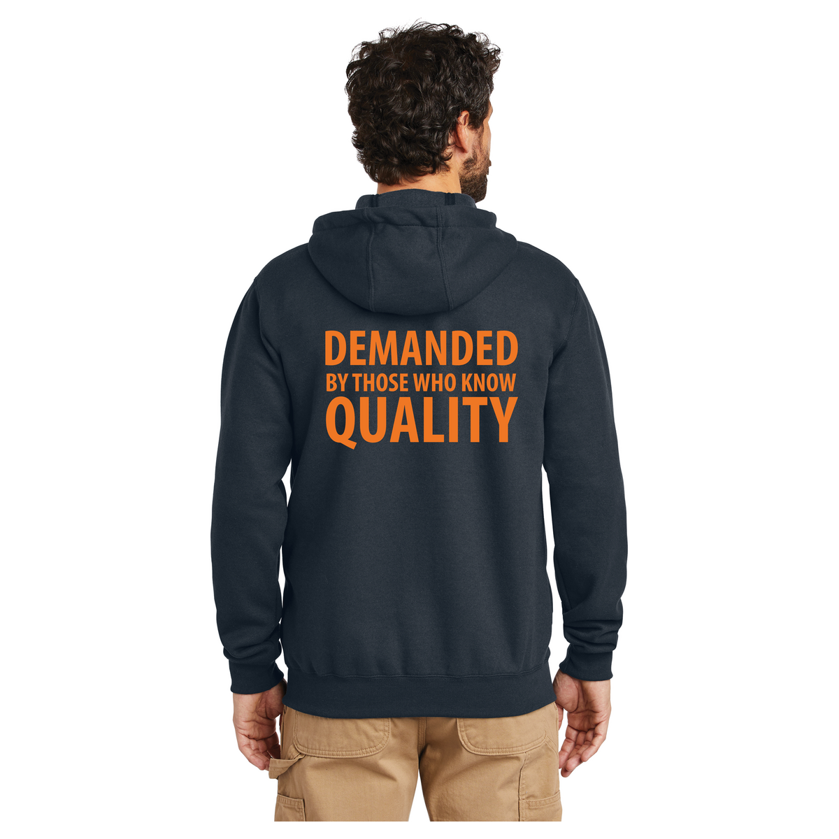 Carhartt Midweight Hooded Zip-Front Sweatshirt. CTK122 - Image 2