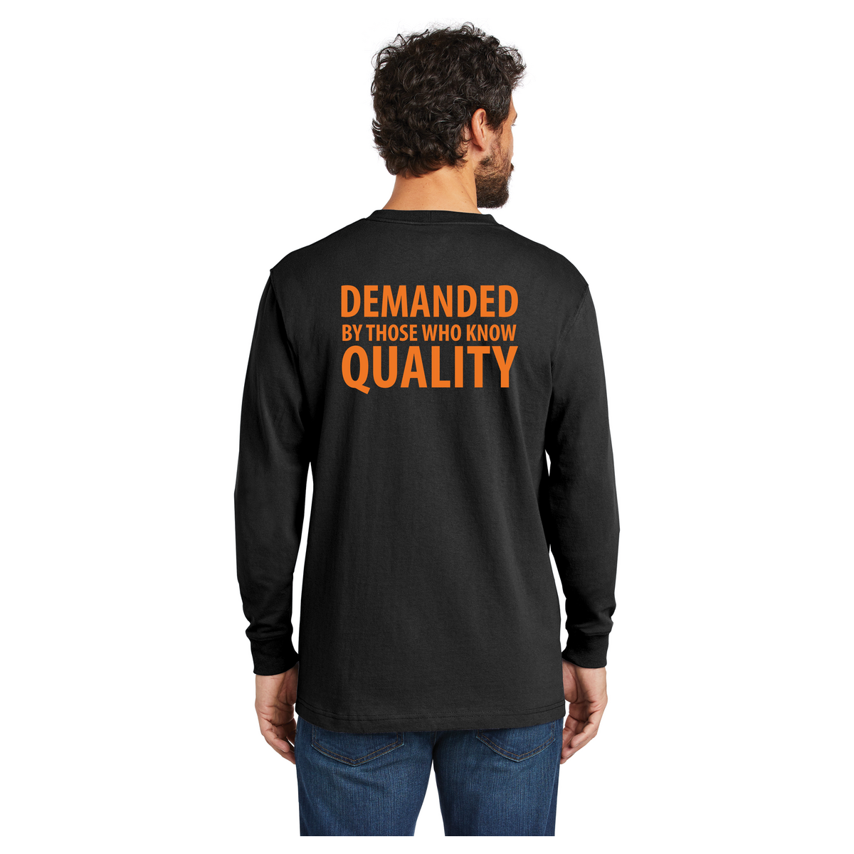 Carhartt Workwear Pocket Long Sleeve T-Shirt. CTK126 - Image 2