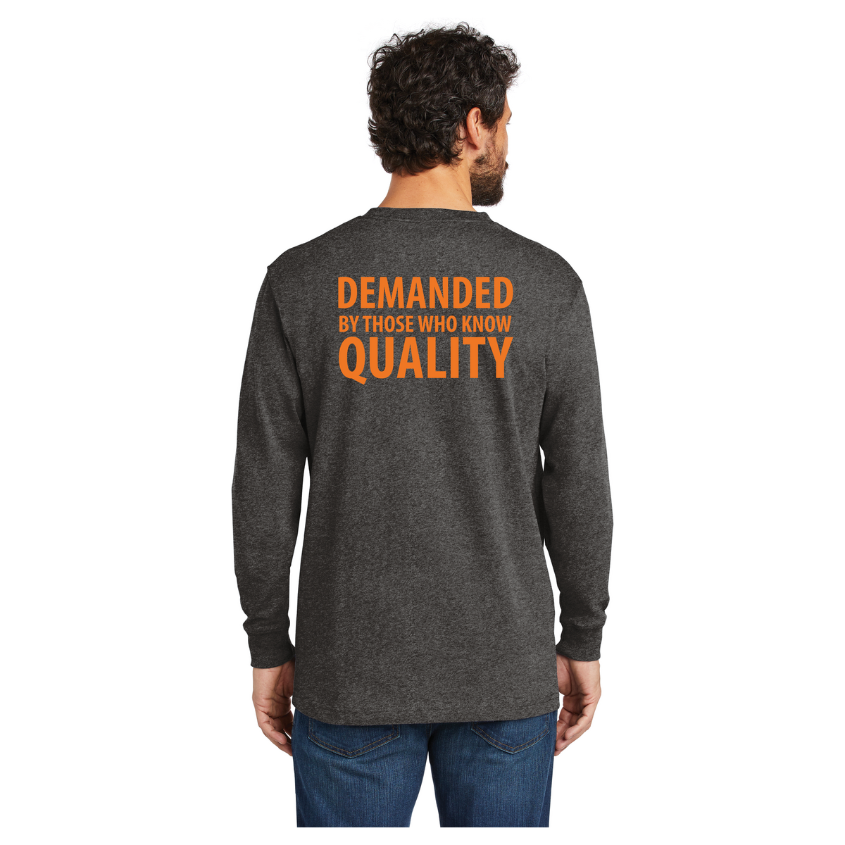 Carhartt Workwear Pocket Long Sleeve T-Shirt. CTK126 - Image 2