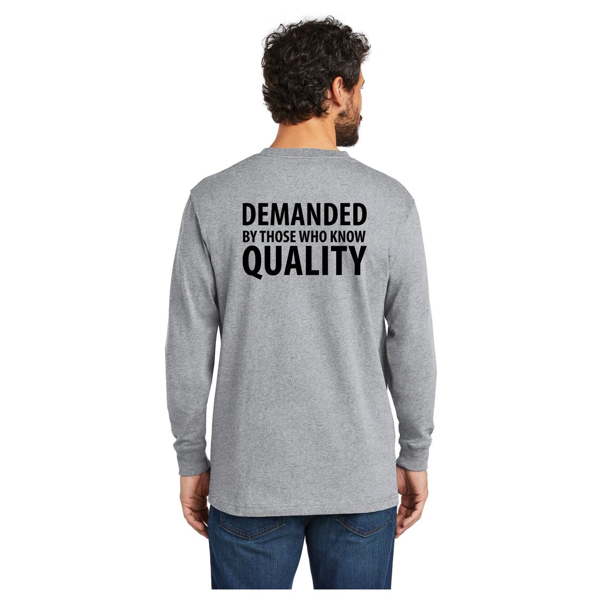 Carhartt Workwear Pocket Long Sleeve T-Shirt. CTK126 - Image 2