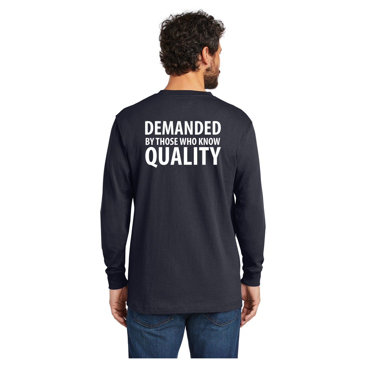 Carhartt Workwear Pocket Long Sleeve T-Shirt. CTK126 - Image 2