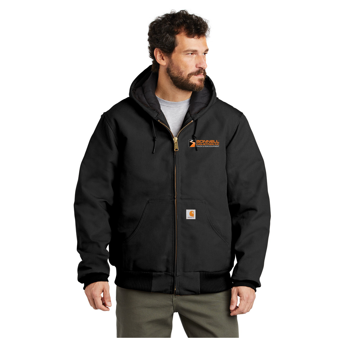 Carhartt Tall Quilted-Flannel-Lined Duck Active Jac. CTT106677