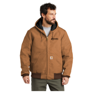 Carhartt Tall Quilted-Flannel-Lined Duck Active Jac. CTT106677