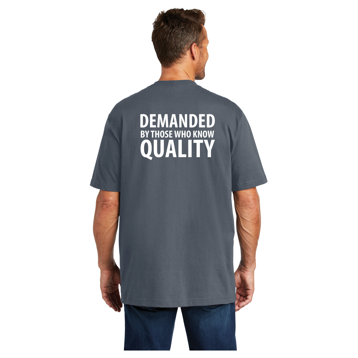 Carhartt Tall Workwear Pocket Short Sleeve T-Shirt. CTTK87 - Image 3