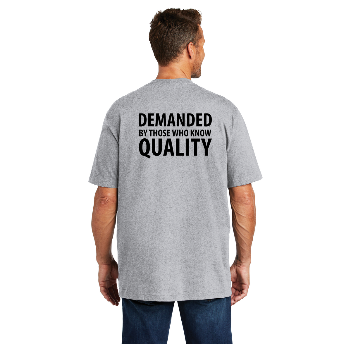 Carhartt Tall Workwear Pocket Short Sleeve T-Shirt. CTTK87 - Image 2
