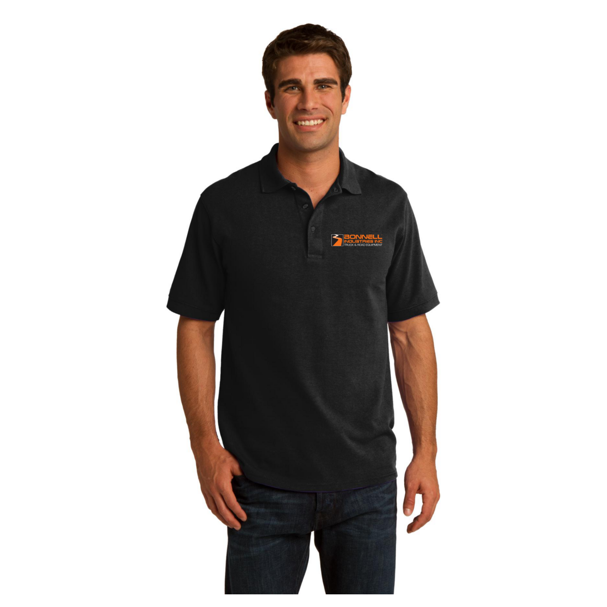 Port & Co Core Blend Pique Polo. KP155