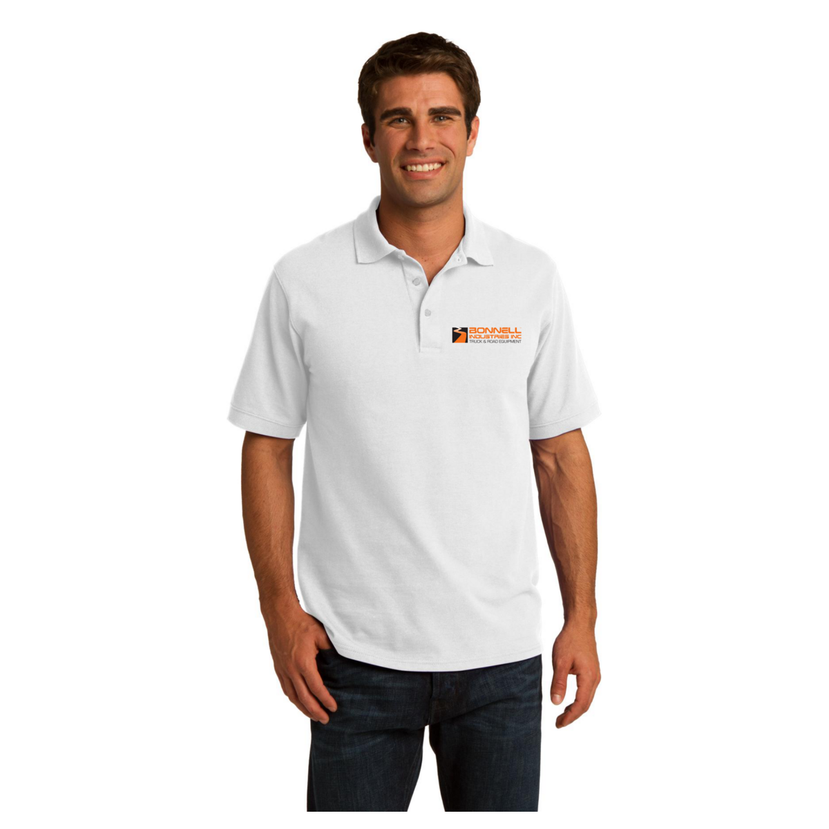 Port & Co Core Blend Pique Polo. KP155