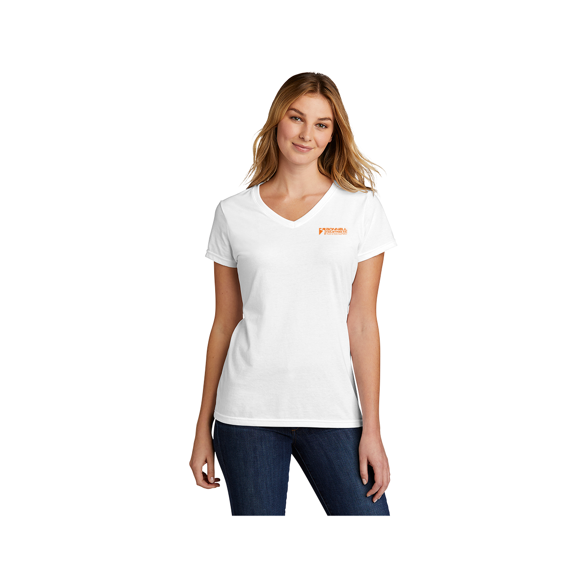 Port & Co Women's Tri-Blend V-Neck Tee. LPC330V