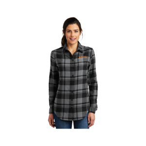 Port Authority Women's Plaid Flannel Tunic . LW668