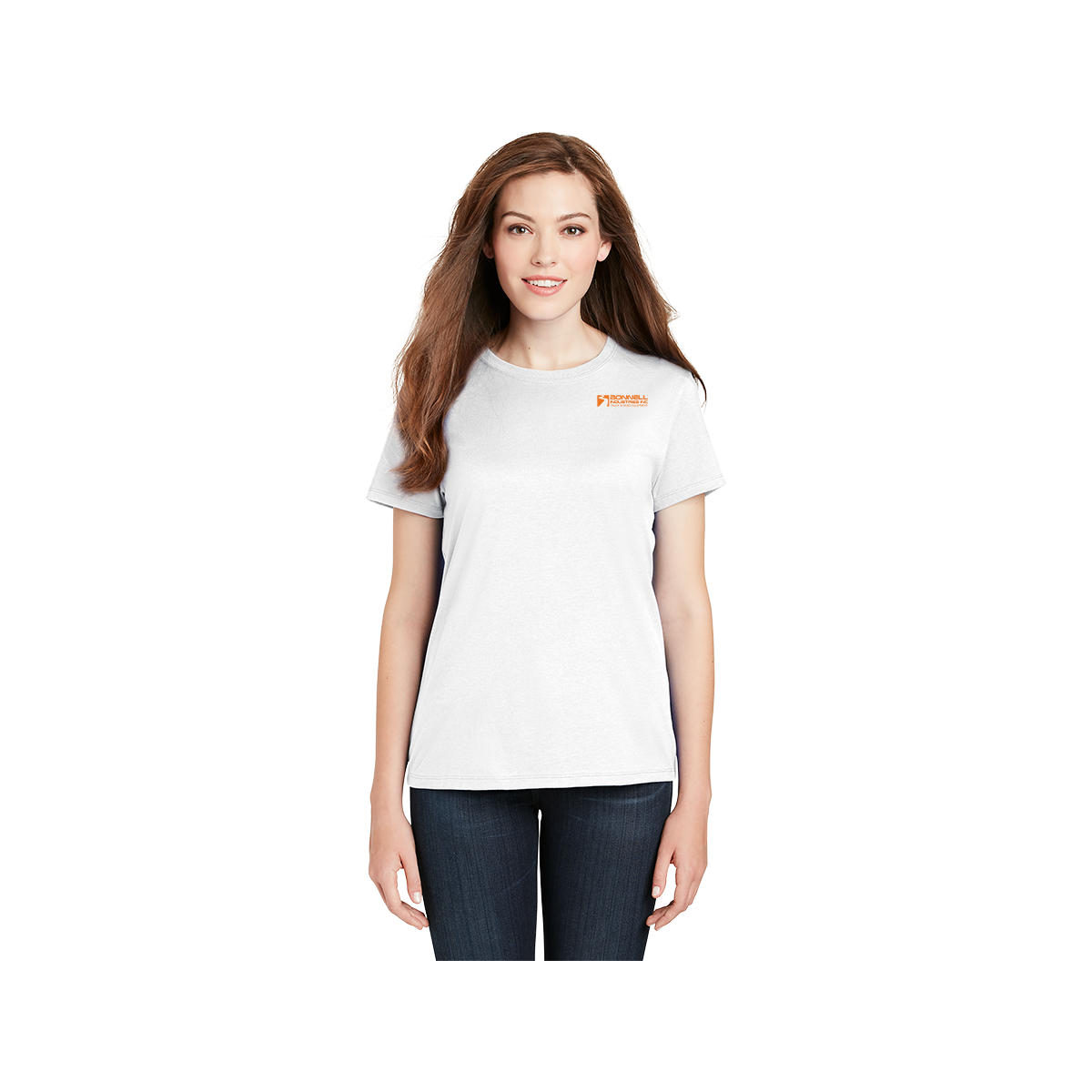 Hanes - Ladies Perfect-T Cotton T-Shirt. SL04