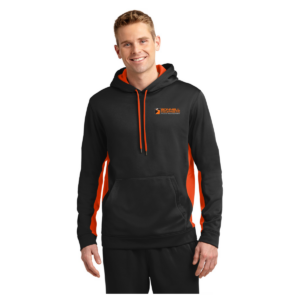 Sport-Tek Sport-Wick Fleece Colorblock Hooded Pullover. ST235