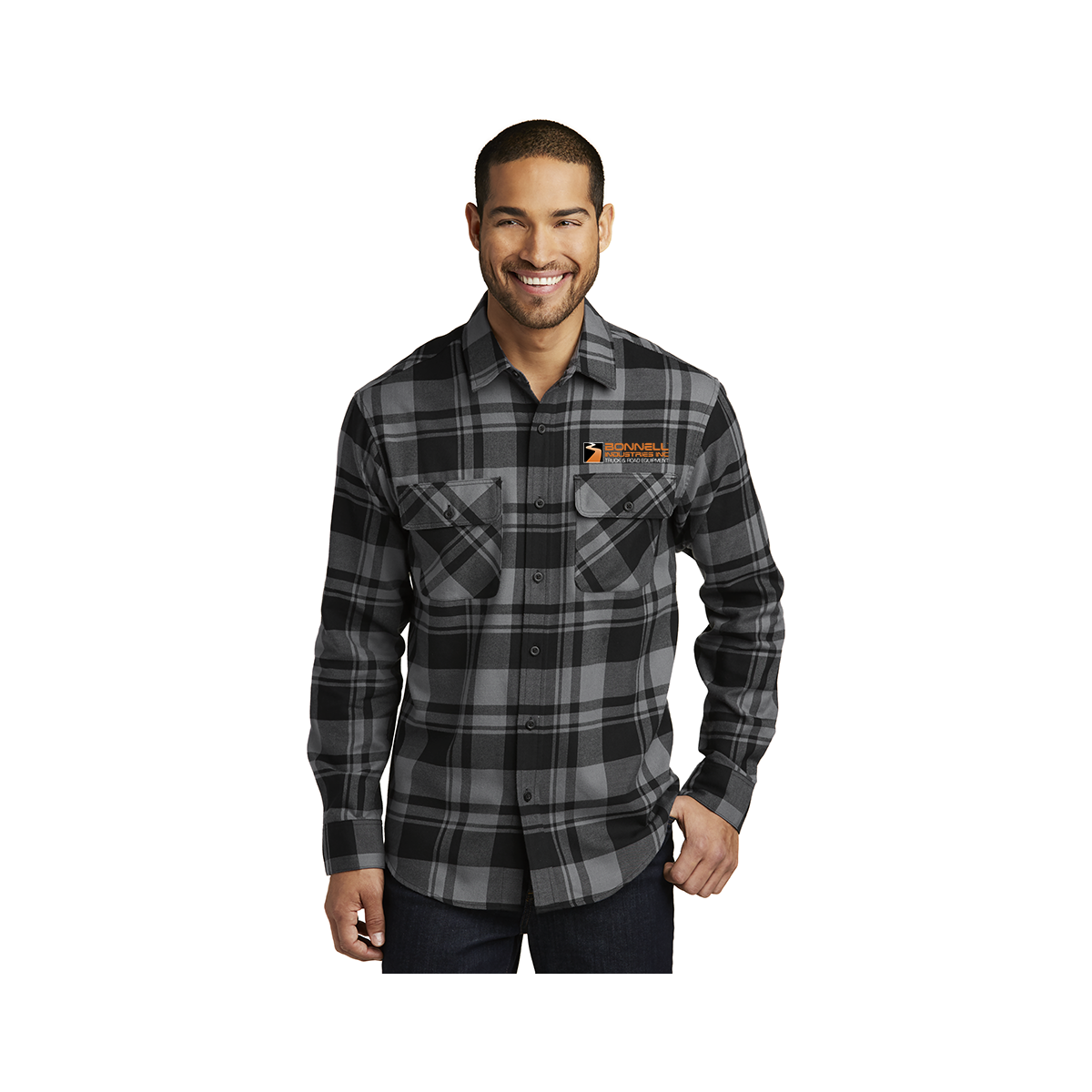 Port Authority Plaid Flannel Shirt. W668