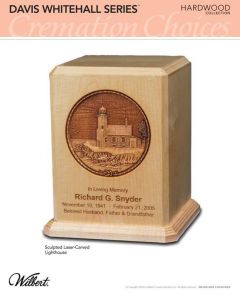 Sculpted Lighthouse Urn