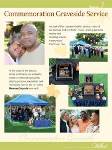 Commemoration Graveside Service Wall Graphic