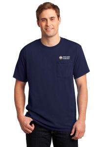 JERZEES -  Dri-Power 50/50 Cotton/Poly Pocket T-Shirt.  29MP