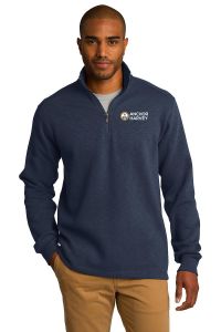 Port Authority Slub Fleece 1/4-Zip Pullover. F295