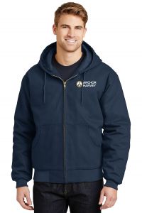 CornerStone - Duck Cloth Hooded Work Jacket.  J763H