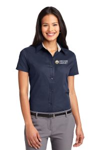 Port Authority Ladies Short Sleeve Easy Care  Shirt.  L508