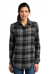 Port Authority Ladies Plaid Flannel Tunic  LW668 .