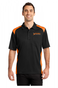 CornerStone Select Snag-Proof Two Way Colorblock Pocket Polo. CS416