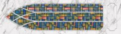 White Venetian Stained Glass Legacy