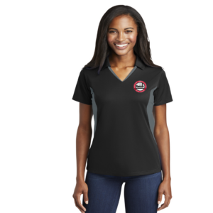 Sport-Tek Women's Side Blocked Micropique Sport-Wick Polo. LST655