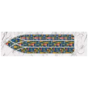 White Venetian Stained Glass Legacy