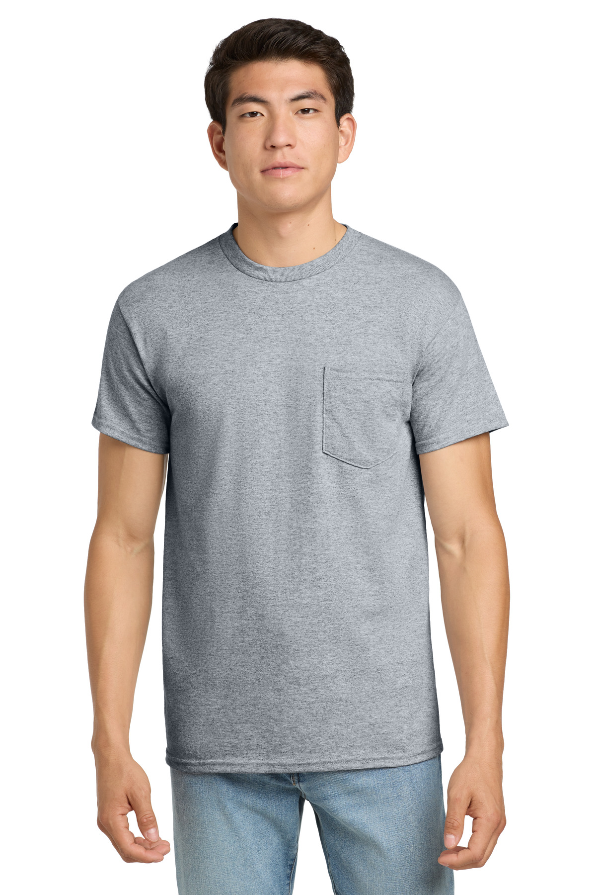 Gildan - Ultra Cotton 100% US Cotton T-Shirt with Pocket. 2300