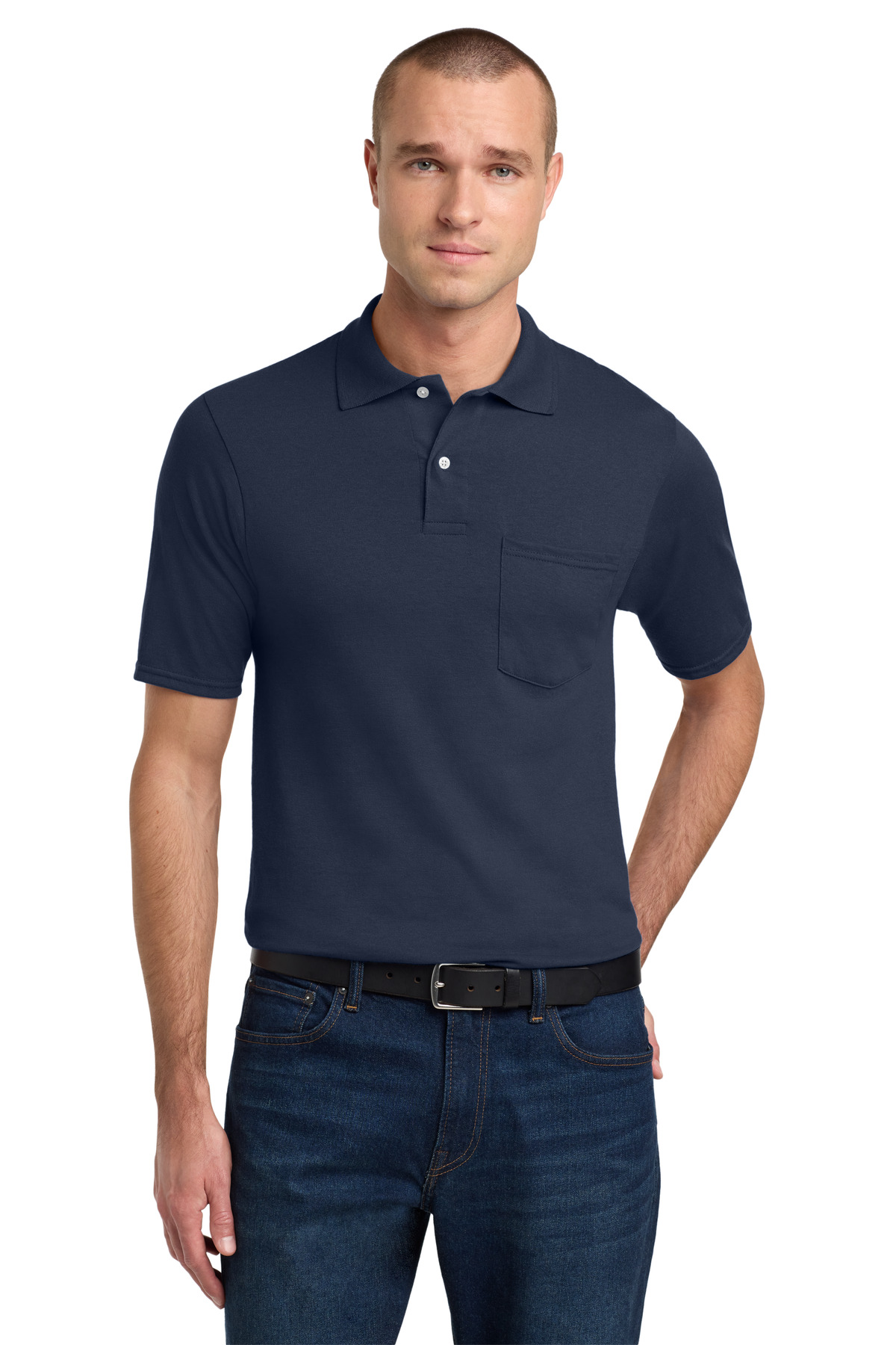 Jerzees Dri-Power Pocket Sport Shirt. 436MP