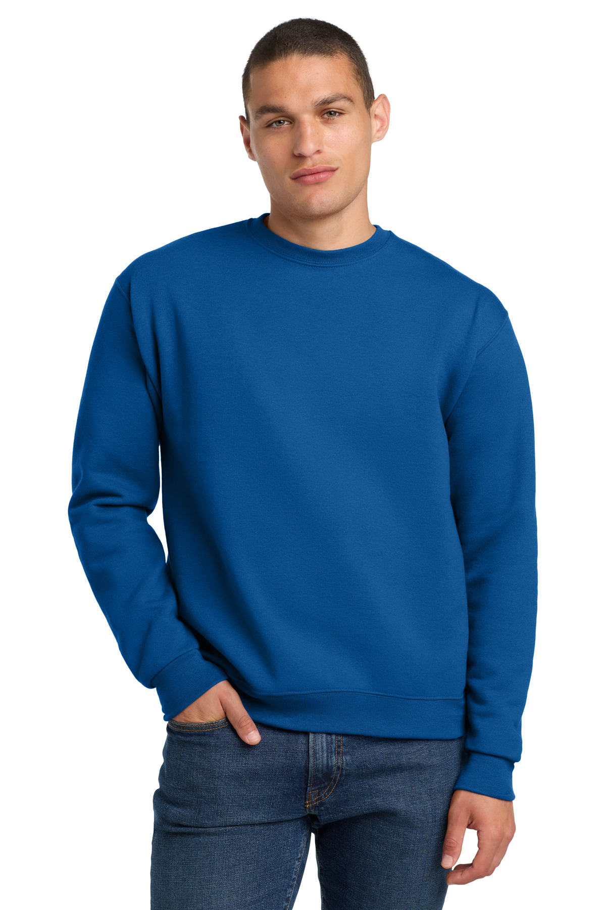 Jerzees Super Sweats NuBlend - Crewneck Sweatshirt.  4662M