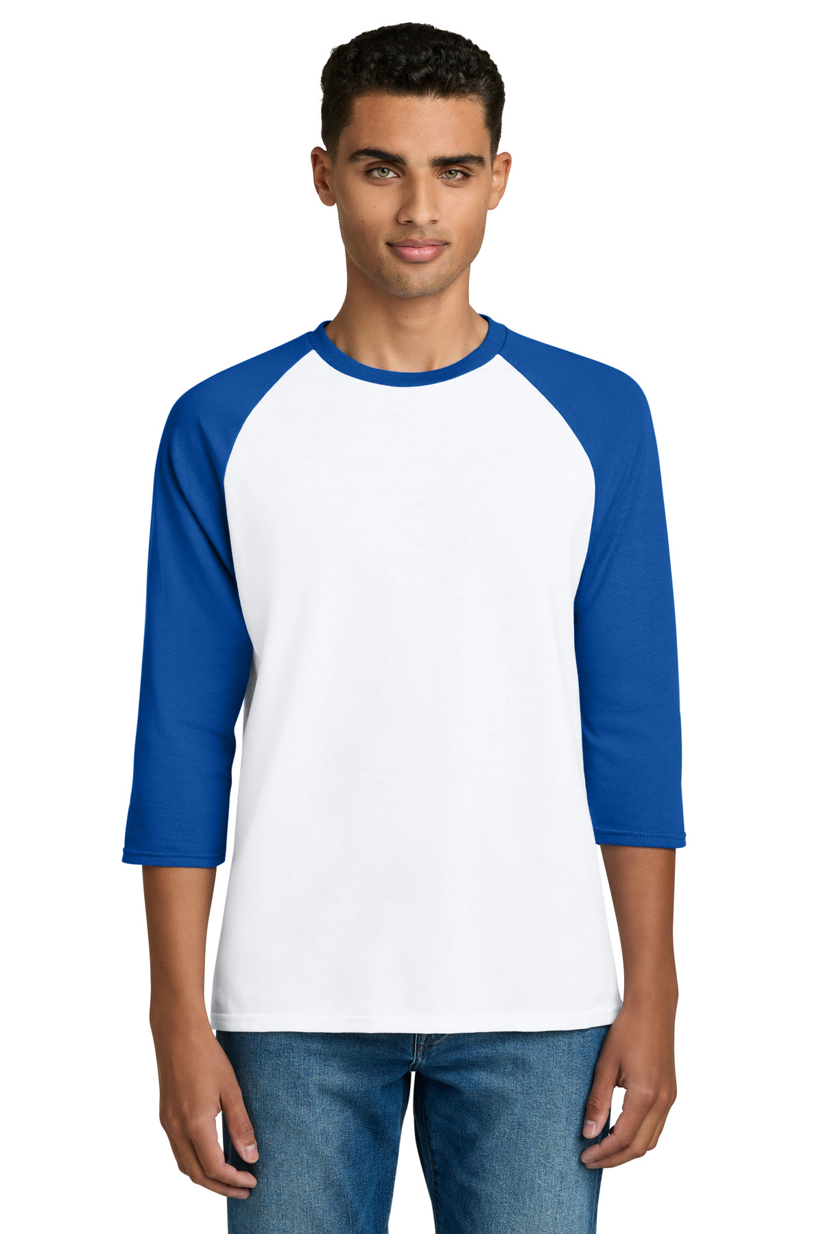 Gildan Heavy Cotton 3/4-Sleeve Raglan T-Shirt. 5700