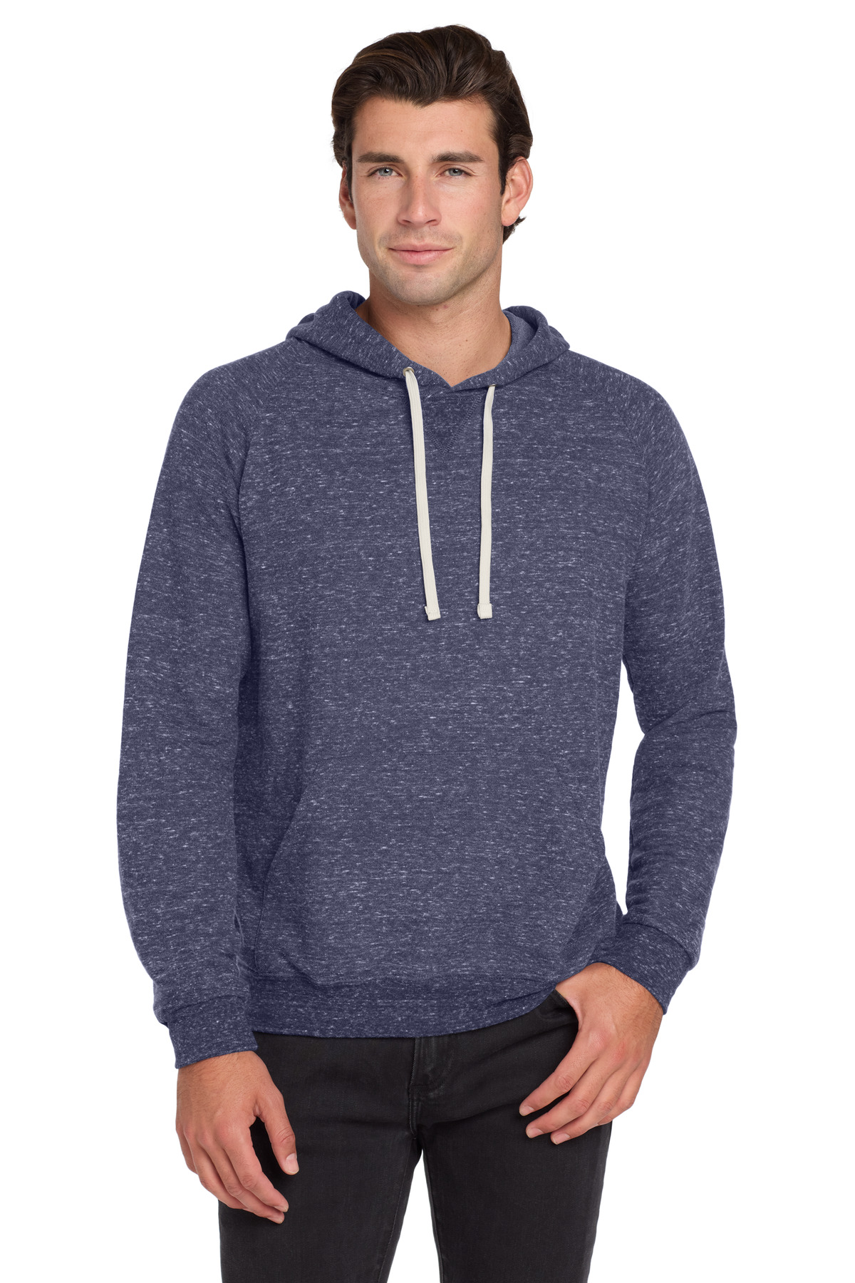 Jerzees  Snow Heather French Terry Raglan Hoodie 90M