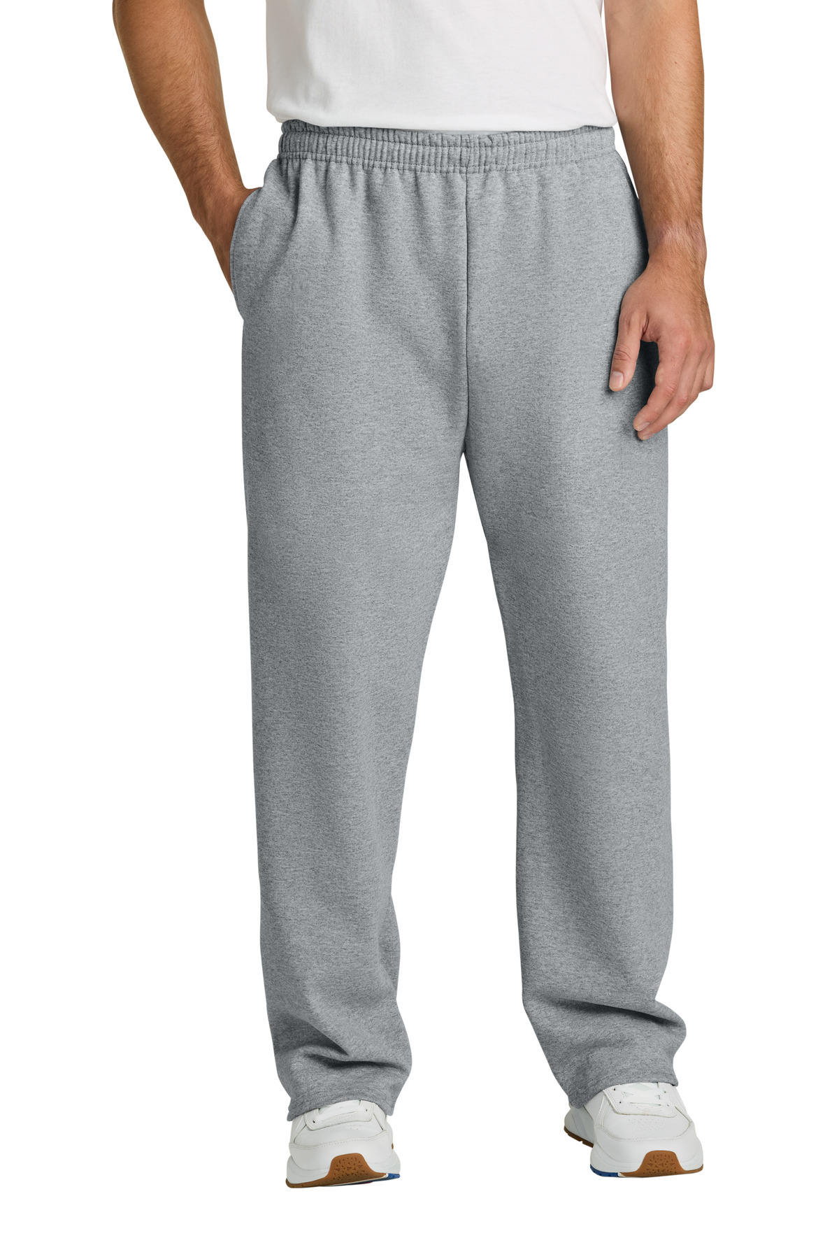 Jerzees NuBlend Open Bottom Pant with Pockets. 974MP