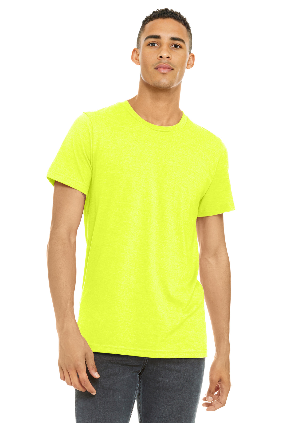 BELLA+CANVAS  Unisex Heather CVC Short Sleeve Tee. BC3001CVC