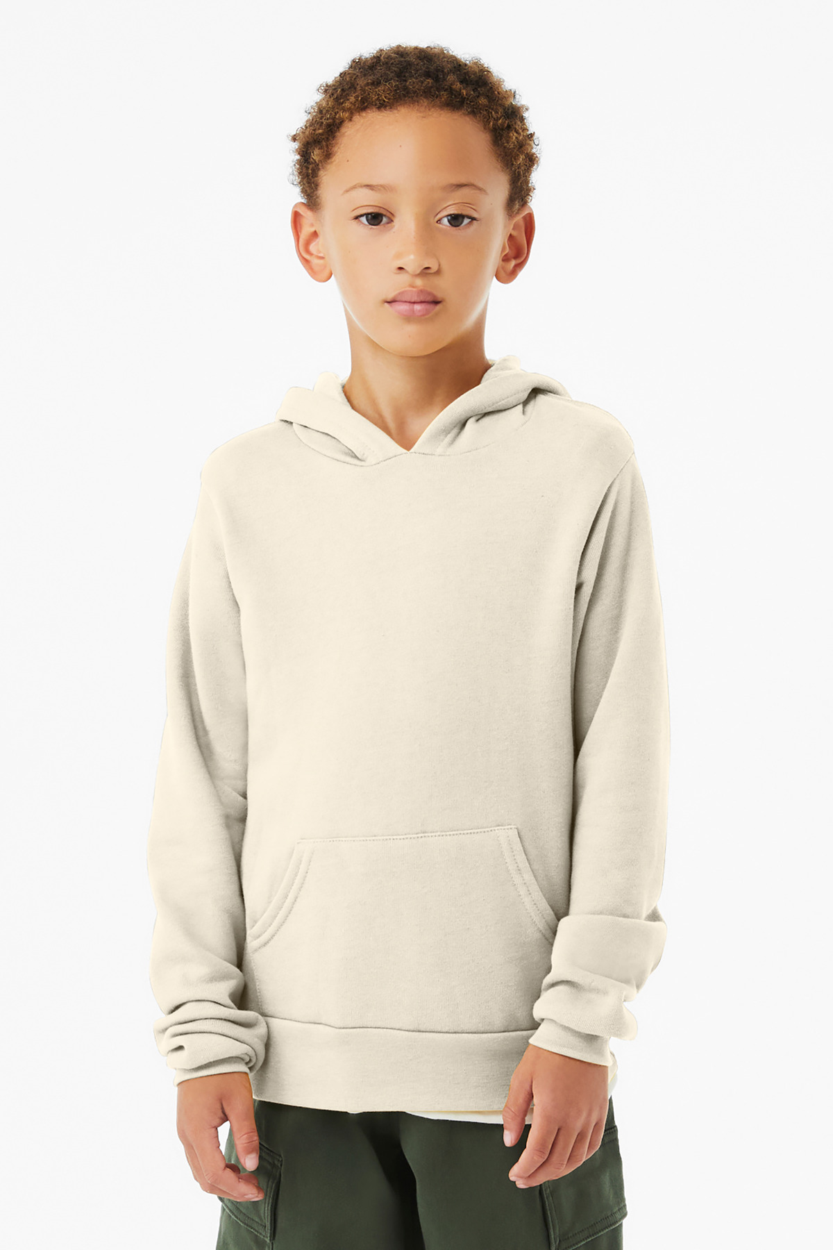 BELLA+CANVAS  Youth Sponge Fleece Pullover Hoodie BC3719Y