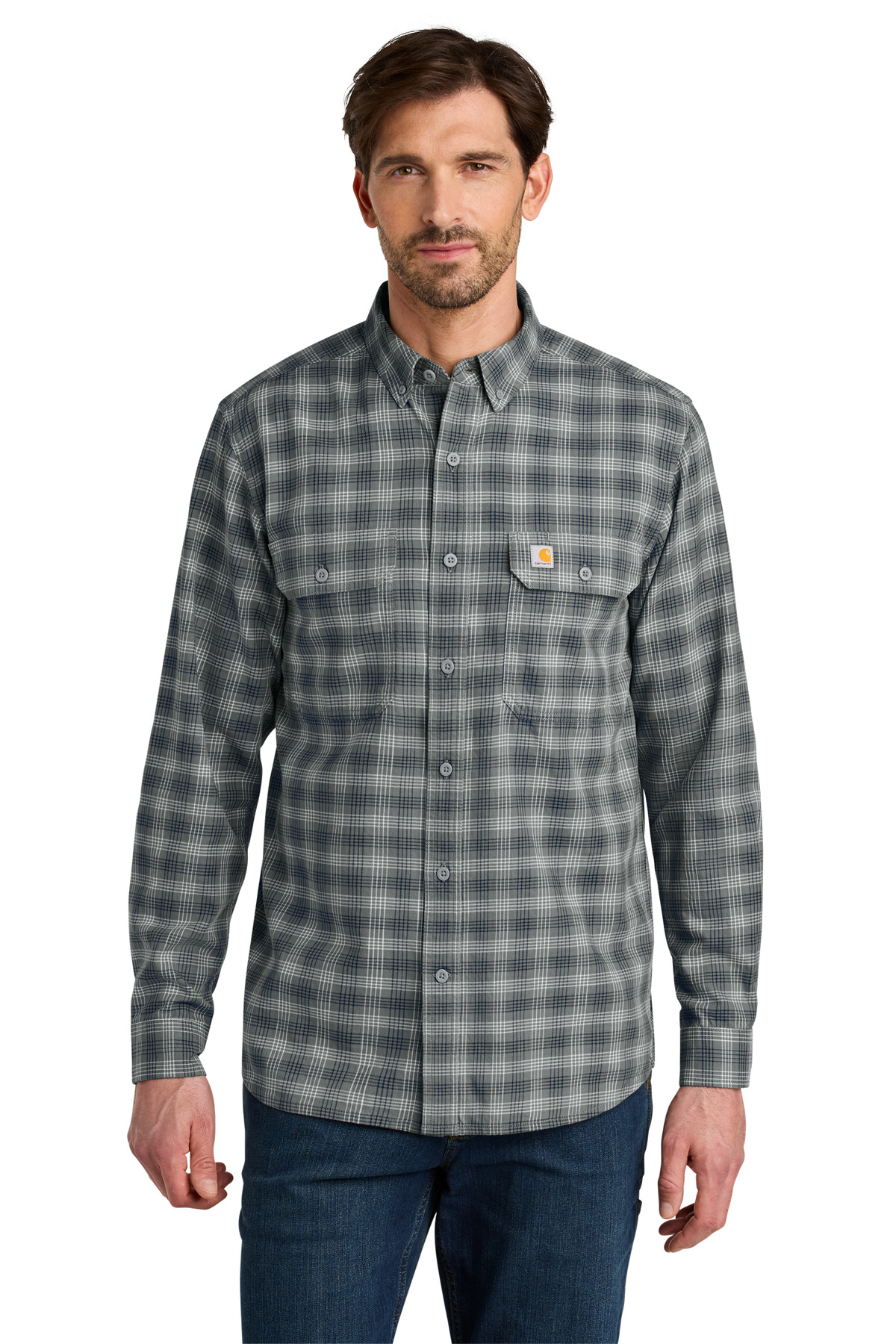 Carhartt Rugged Flex Plaid Long Sleeve Shirt CT107109