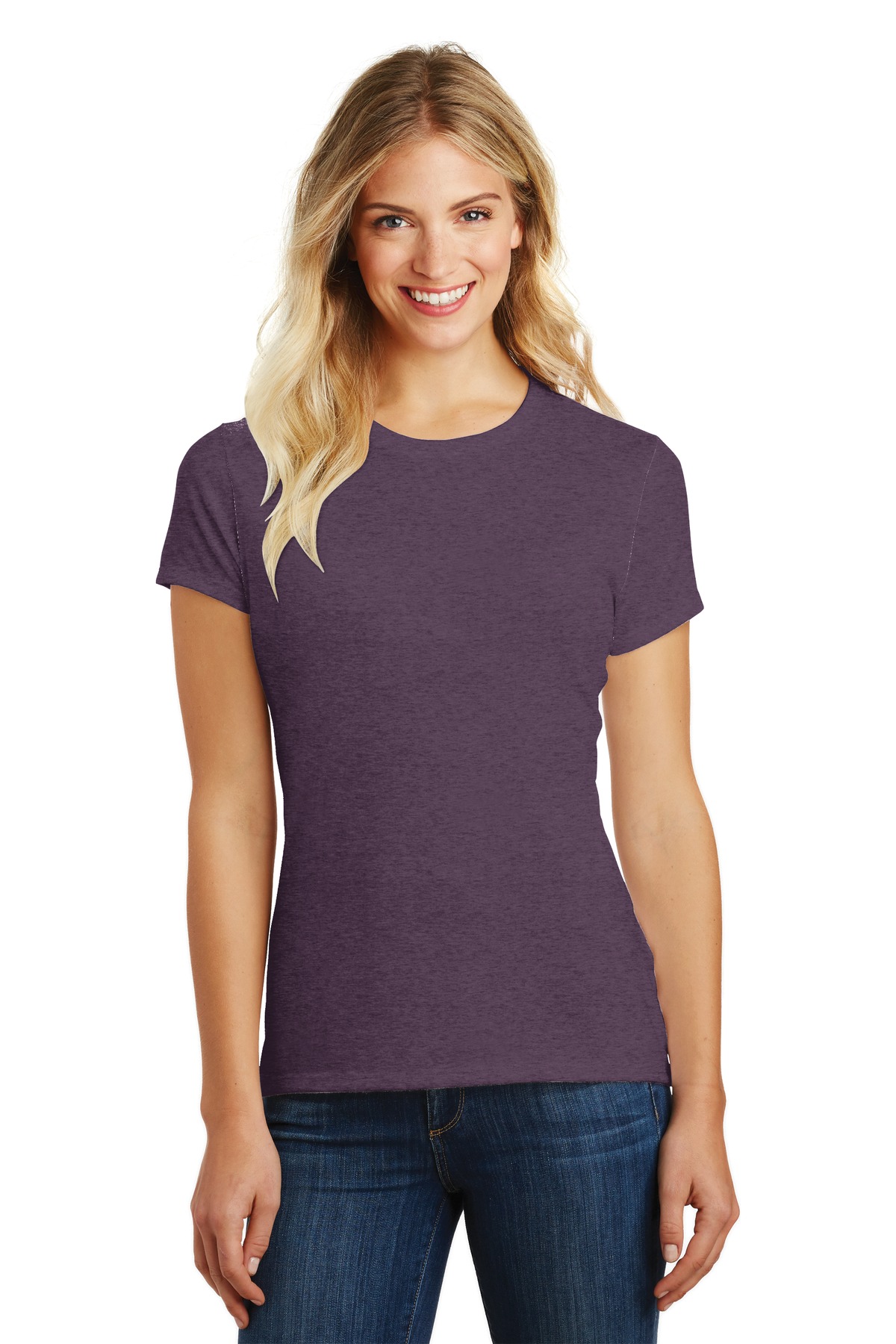 District  Women's Perfect Blend CVC Tee. DM108L