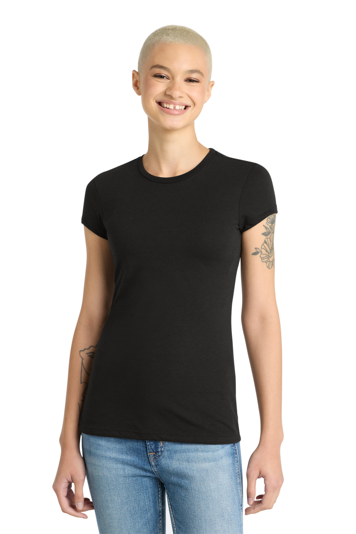 District  Women's Fitted Perfect Tri  Tee. DT155