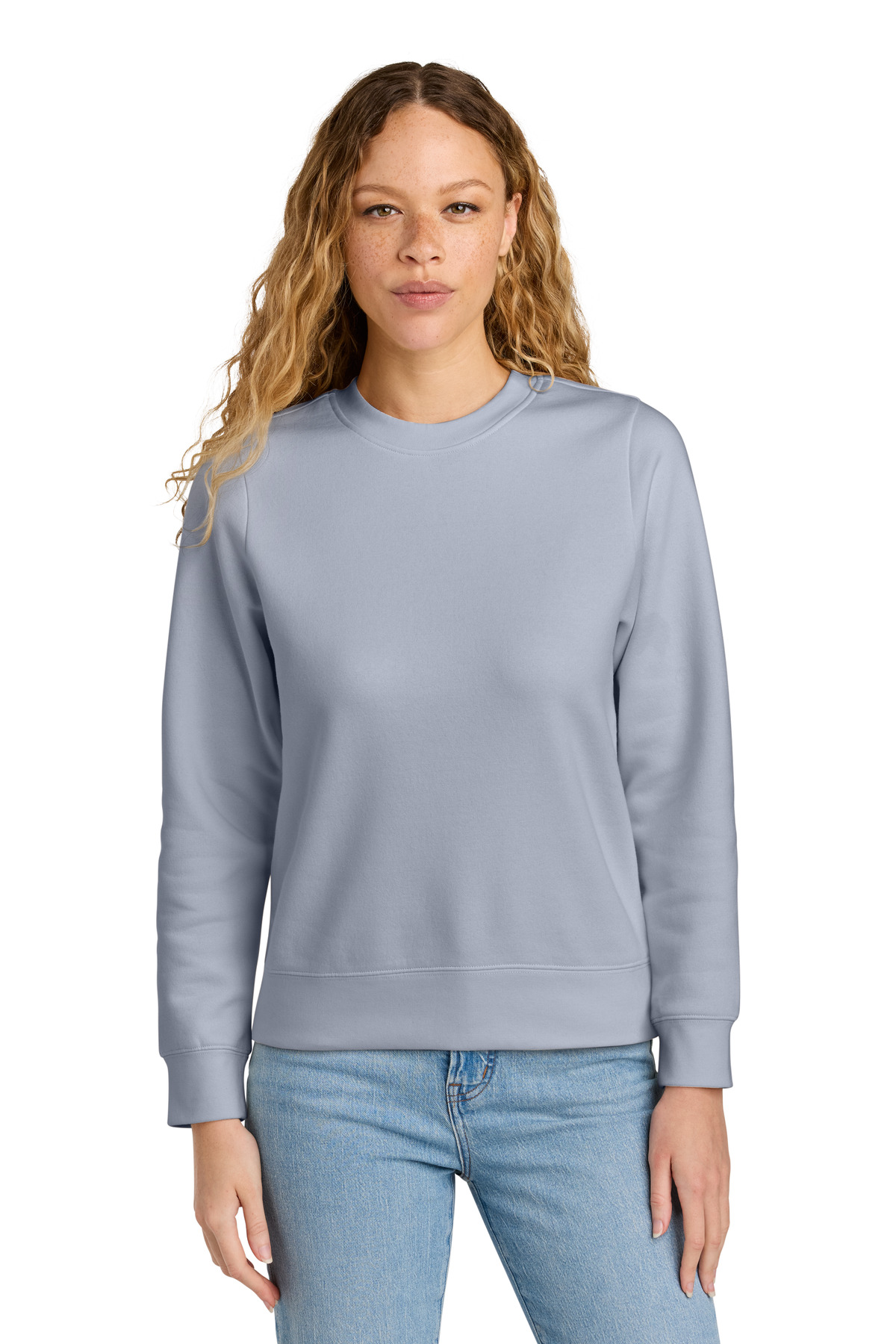 District Women's V.I.T. Fleece Crew DT6105