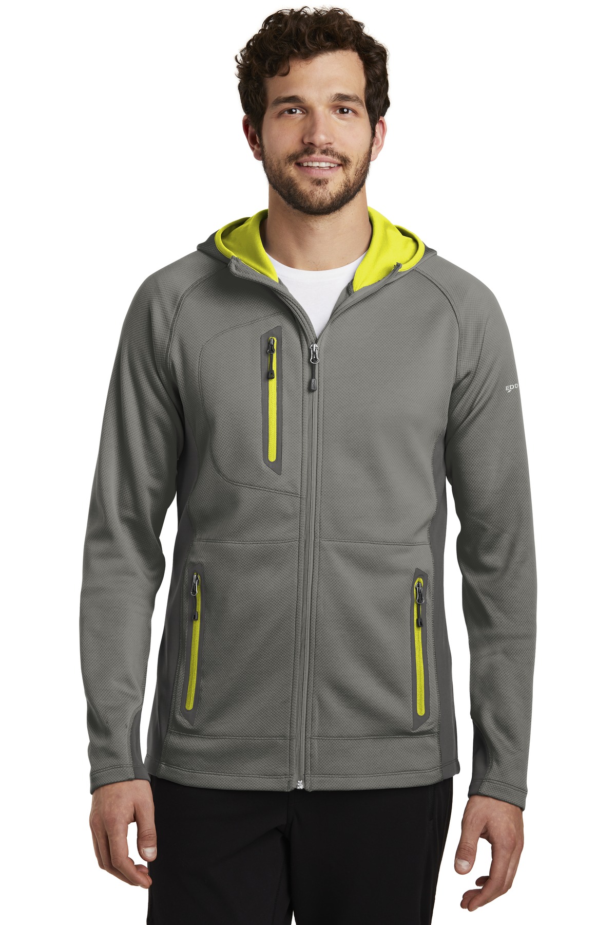 Eddie Bauer  Sport Hooded Full-Zip Fleece Jacket. EB244