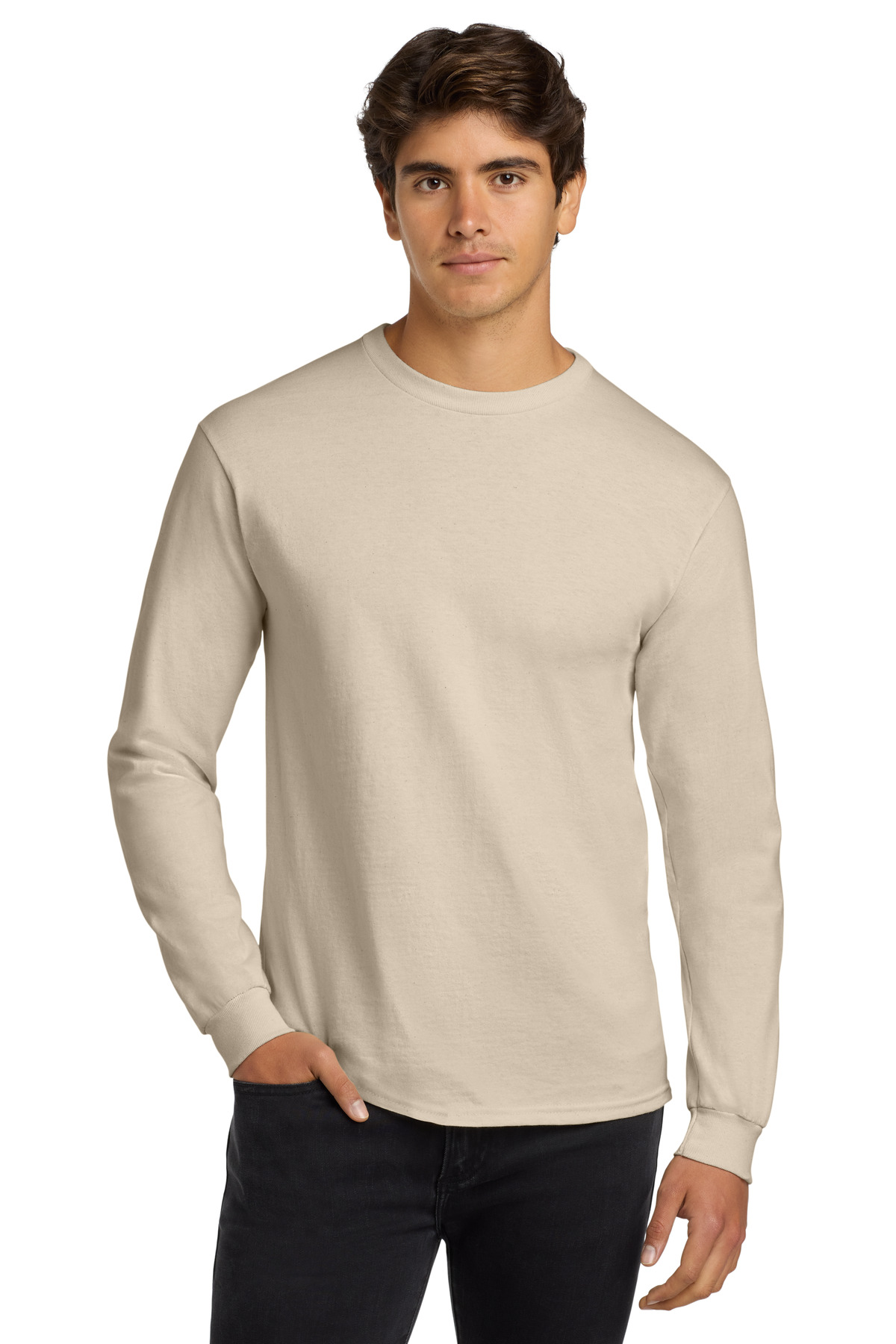 Gildan - Ultra Cotton 100% US Cotton Long Sleeve T-Shirt.  G2400