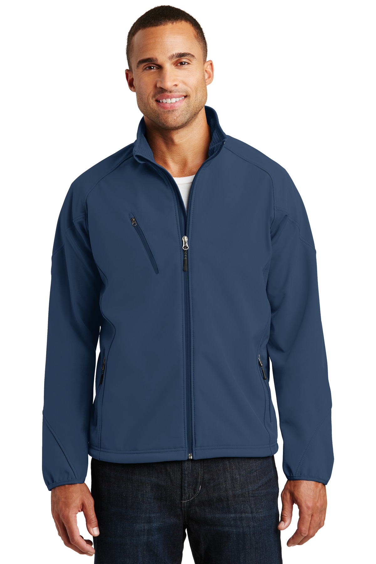 Port Authority Textured Soft Shell Jacket. J705